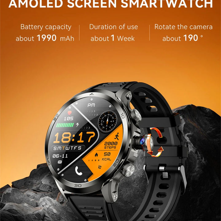 Smartwatch With WIFI GPS Camera Sim Call Android