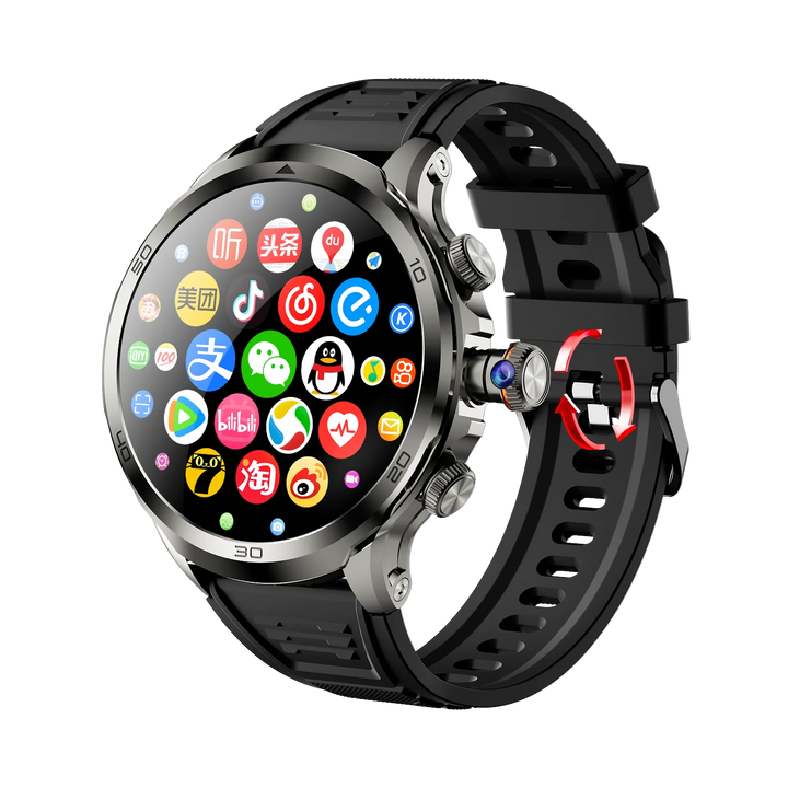 H19 Smart Watch Card Full Network Android  GPS Bluetooth 1.95-inch 900W Rotating Camera 8+128G Large Memory Latest Version