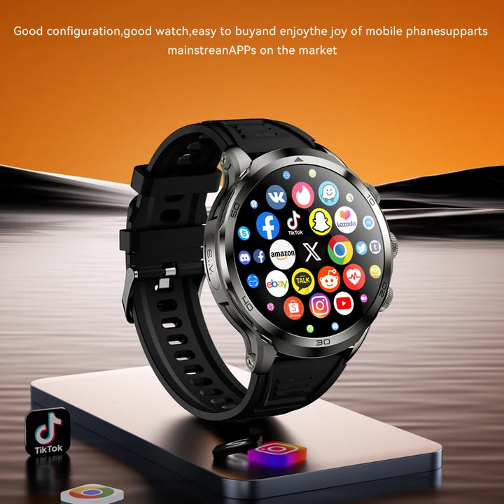 Smartwatch With WIFI GPS Camera Sim Call Android