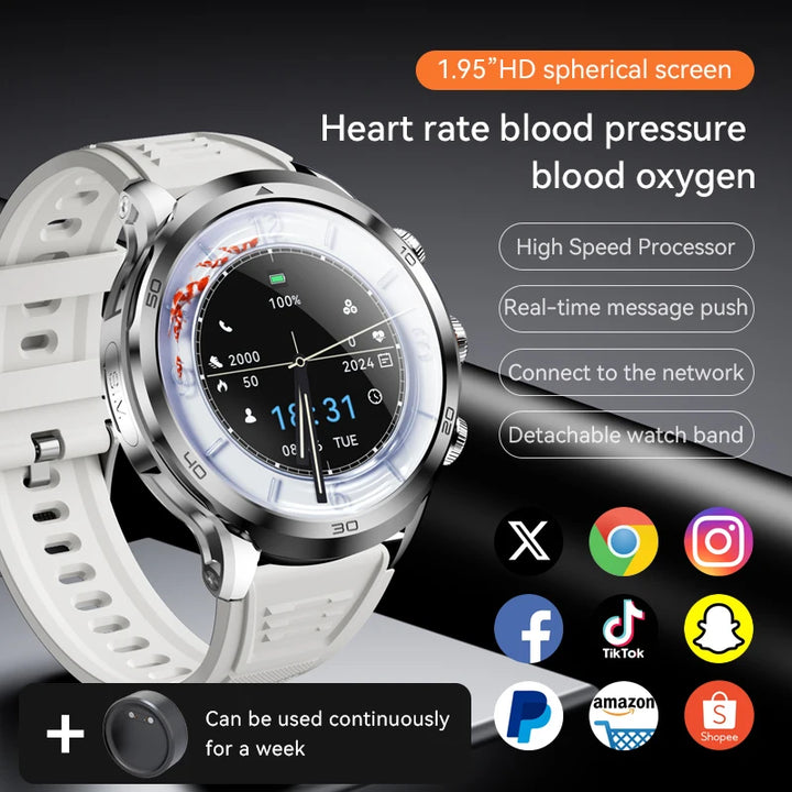 Smartwatch With WIFI GPS Camera Sim Call Android