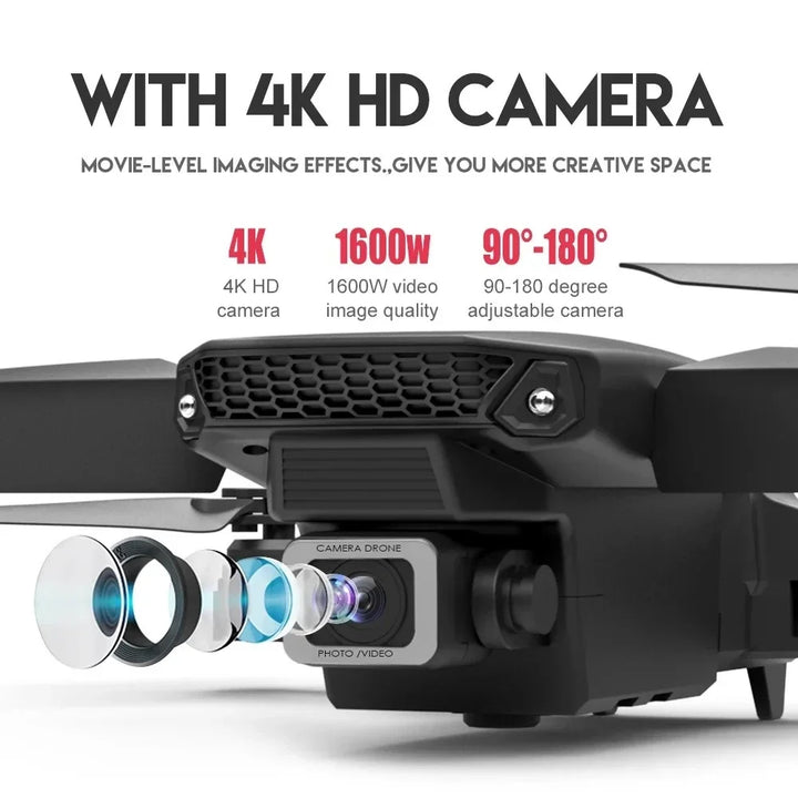 Drone 4K Professinal  E88Pro RC With 1080P