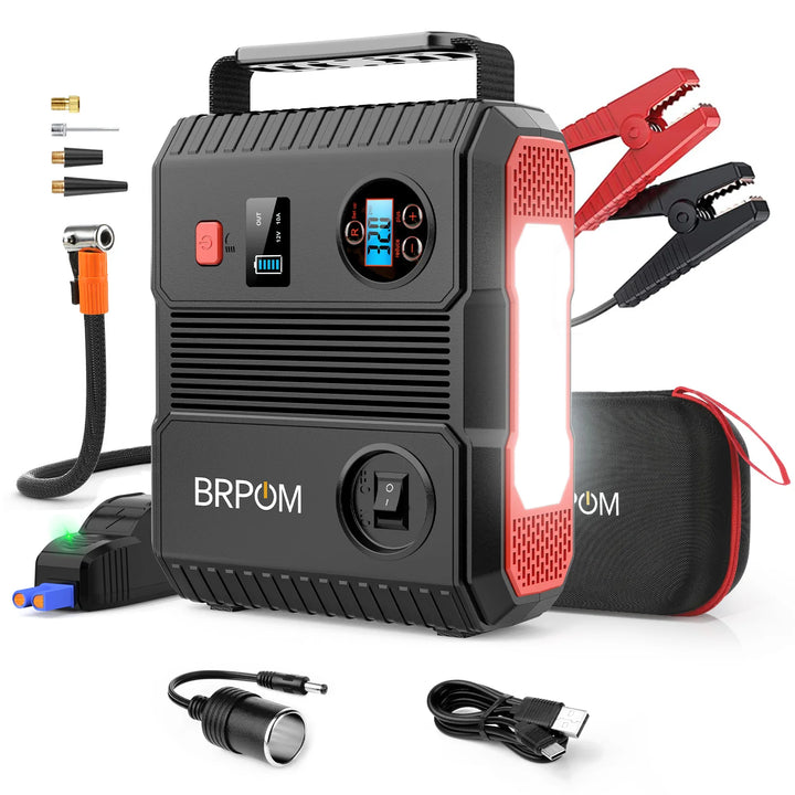 Jump Starter Power Bank 24000mAh 150PSI Air Compressor