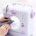 Sewing Machine Portable Mini Electric Household Crafting Mending Overlock 12 Stitches